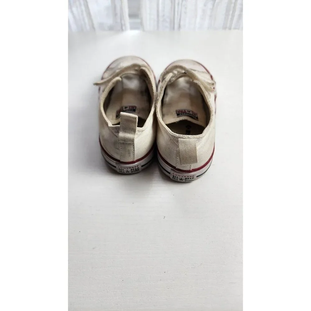 Infant Size 9 Converse Sneakers in White